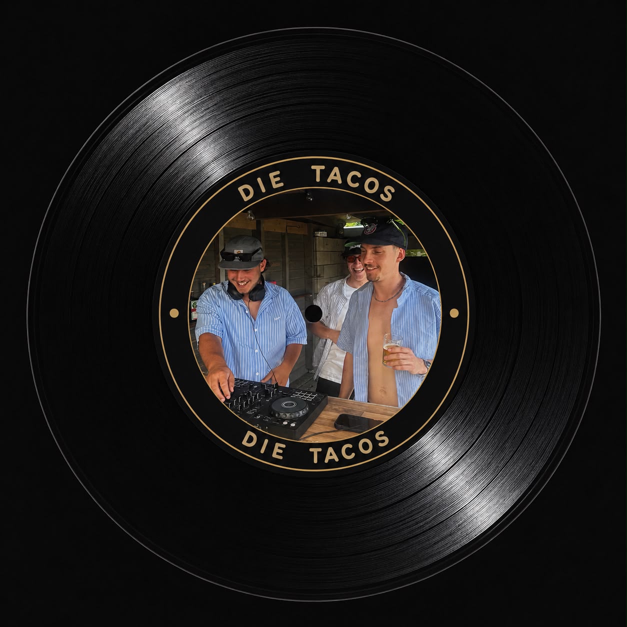 Vinyl mit Foto der Tacos